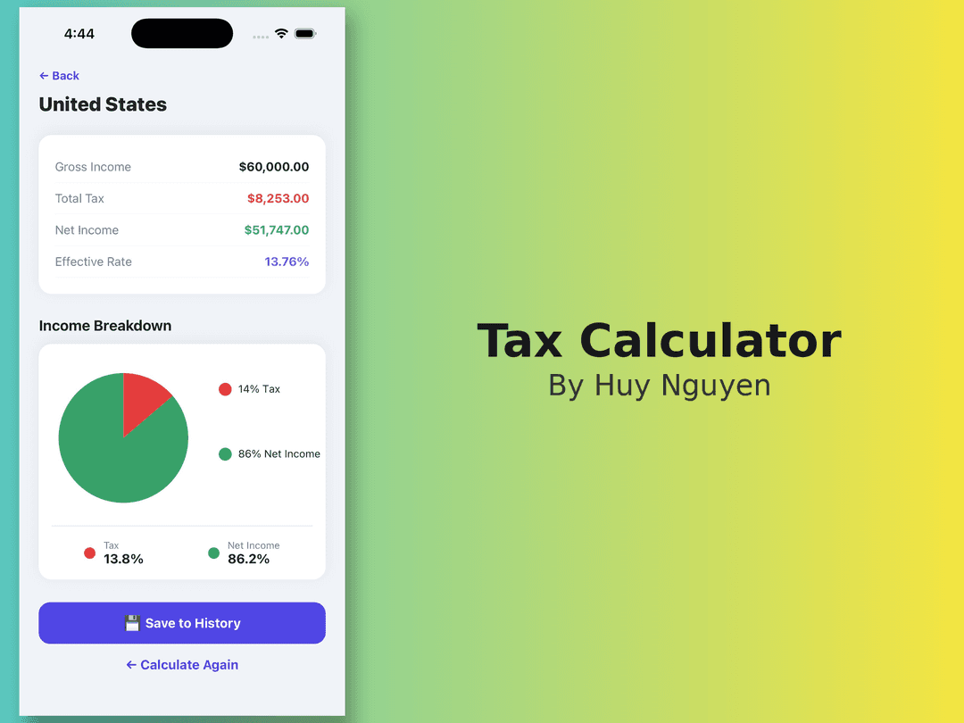 Tax Calculator App